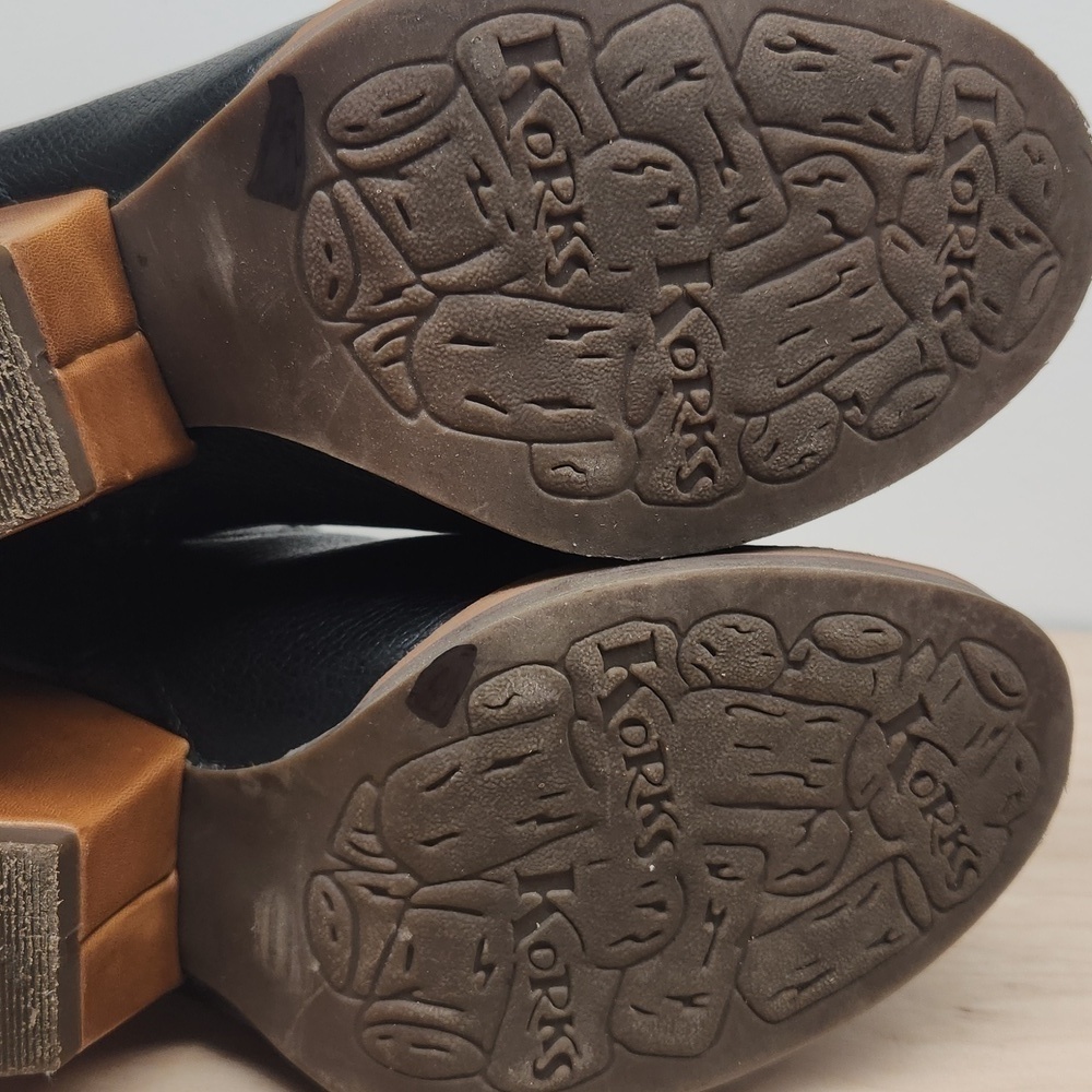 Kork-Ease Patrina Leather Ankle Boots Booties Women’s Sz 7 1/2 EUC NICE! - Picture 8 of 16